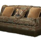 A SATIN DAMASK UPHOLSTERED THREE-SEAT SOFA - фото 2