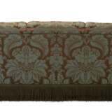 A SATIN DAMASK UPHOLSTERED THREE-SEAT SOFA - фото 4