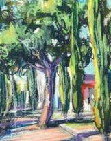 Pastell, Impressionismus, Landschaftsmalerei, Russland, 2021 Pastell, Impressionismus, Landschaftsmalerei, Russland, 2021