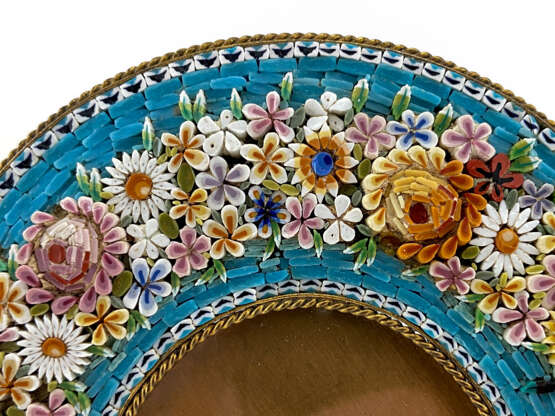 Flower Wreath Glas Italien 1801-1900 - Foto 2