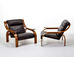 Pair of armchairs model "Woodline"