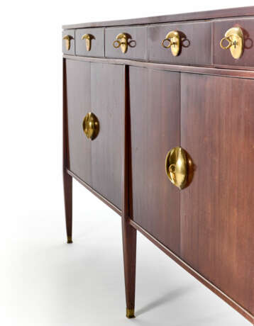 Sideboard with five drawers in the upper band and two door cabinets - фото 2