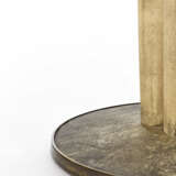 Table with circular top in Carrara statuary marble, double-bull edge and groove - Foto 2