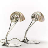 Pair of Jugendstil table lamps model "Nautilus" - Foto 1