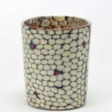Cylindrical vase with murrine and powder - photo 1