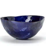 Ceramic bowl glazed in blue and red - Foto 2