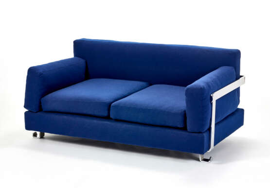 Two seater sofa of the series "P11 Fasce Cromate" - photo 1