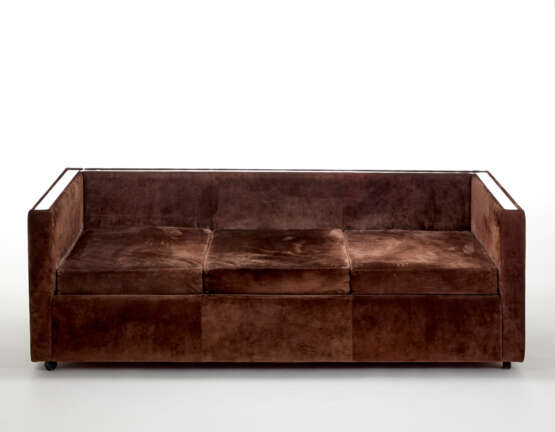 Three-seater sofa on casters of the series "Fasce Cromate" - Foto 1