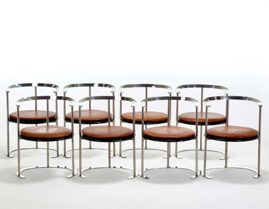 Lot consisting of eight armchairs model "P4 Catilina piccola" - Foto 2