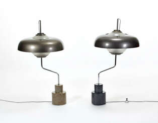 Lot of two standing lamps model "Mikado"