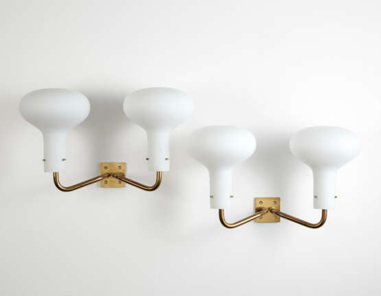 Pair of two-light wall lamps model "LP12" - photo 1