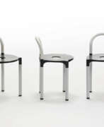 Anna Castelli Ferrieri. Three stools model "Polo"