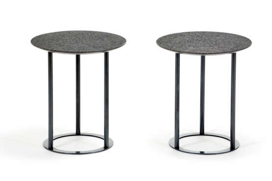 Pair of round tables - Foto 1