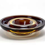 Centerpiece in transparent amber and colorless blown glass - Foto 1
