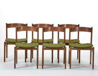 Lot consisting of six chairs model "101"