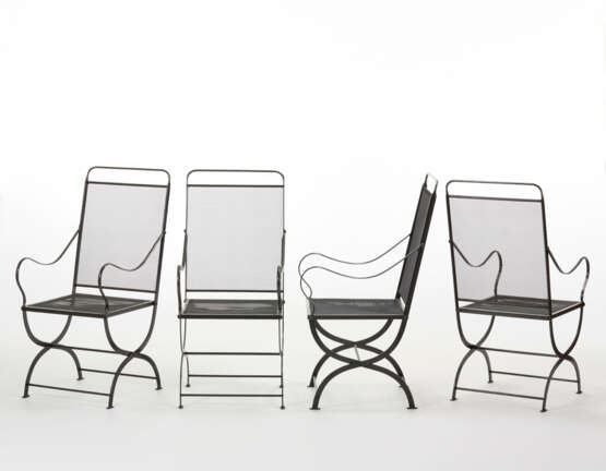 Lot consisting of four chairs with armrests model "S4 Nonaro con braccioli" - фото 1