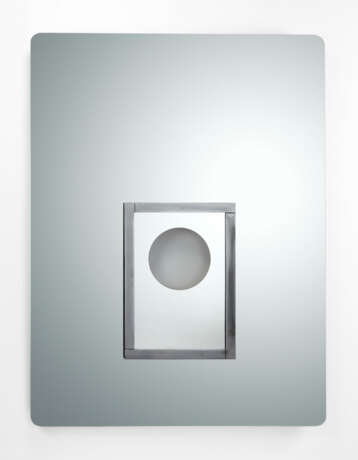 Mirror panel designed to cover the fire extinguisher compartment based on the "Fasce Cromate" series - Foto 1