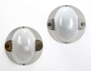 Pair of wall lamps model "LSP12 Ovale"