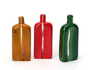 Lot consisting of three bottles of the series "Scolpito"