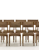 Lot consisting of eight chairs model 