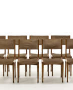 Карло Де Карли. Lot consisting of eight chairs model "693"