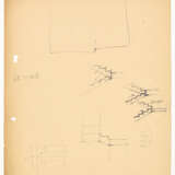 Lot consisting of fifteen sheets relating to the study for modular stairs for Casa Città - фото 9