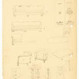 Studies for the furnishings of Villa Vittoria in Florence, commissioned by the Contini-Bonacossi counts - фото 1