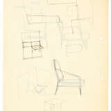 Mettere in banca delle idee (Cassina) | Studies for an armchair and for furniture for the Cassina company - фото 2