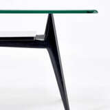 Coffee table in black lacquered wood with two glass tops - Foto 2