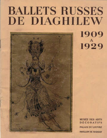 Ballets Russes de Diaghilew. 1909 a 1929 : Exposition organisée par Serge Lifar mars a juin 1939 / Musée des Arts décoratifs, pavillon de Marsan, palais du Louvre. - Foto 1
