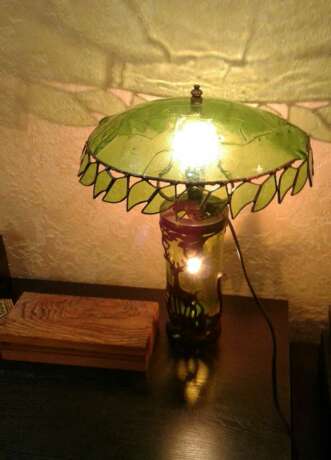Лампа «Олений лес» Винтажная ваза в основании тиффани Klassizismus тиффани Russland 2015 - Foto 1