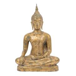 Bronze des Buddha, THAILAND, 19./20. Jh.
