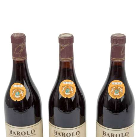 BAROLO 3 Flaschen PALLADINO & C. SERRALUNGA D'ALBA 1971 - фото 2