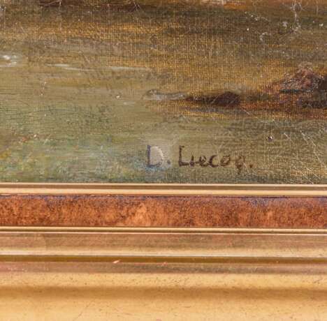 LECOCQ, DENIS JOSEPH (1805-1851) "Wäscherinnen auf einer Waldlichtung" - Foto 4