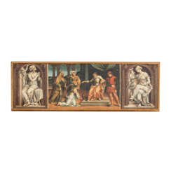GIANNICOLA DI PAOLO, ca. 1460-1544, (UMKREIS) "Der Prozess gegen die heilige Agnes von Rom"