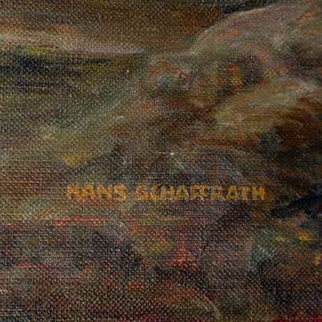 SCHAFFRATH, HANS (Künstler 19./20. Jh.), "See in den Alpen", - photo 3