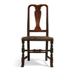 A QUEEN ANNE CARVED MAPLE SIDE CHAIR