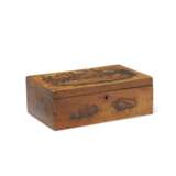 A FEDERAL PAINT-DECORATED MAPLE DOCUMENT BOX - photo 1