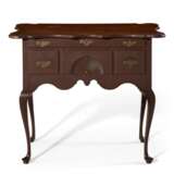 A QUEEN ANNE CARVED CHERRYWOOD DRESSING TABLE - photo 1