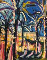 Pastel, Impressionism, Landscape painting, Russia, 2021 Pastel, Impressionism, Landscape painting, Russia, 2021