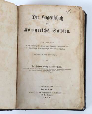 Der Sagenschatz Sachen 1855 - Foto 1