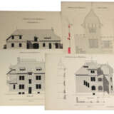 4 Architektur Zeichnungen - Ackermann, M. - photo 1