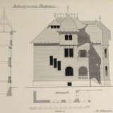 4 Architektur Zeichnungen - Ackermann, M. - Foto 2