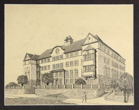 Schule Chemnitz-Schönau 1920er Jahre - фото 1