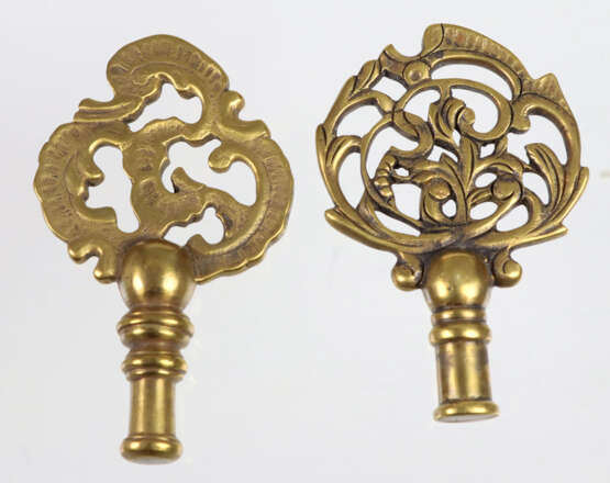 Schlüsselkopf Paar Barock Stil - Foto 1
