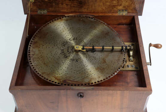 Polyphon mit 25 Platten um 1900 - photo 2