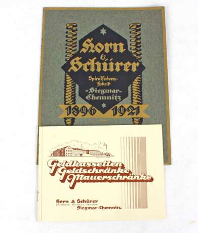 Festschrift und Katalog Horn & Schürer Chemnitz 1921 u.a. - photo 1