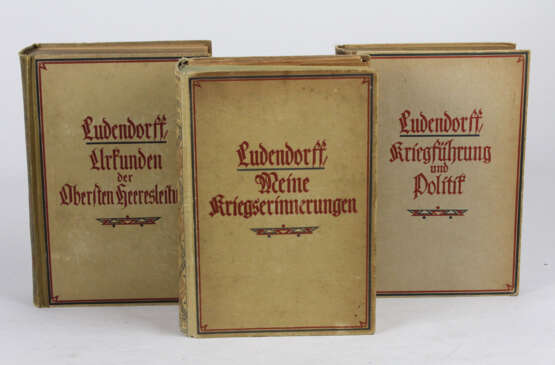 3 Bde. Ludendorff Kriegserinnerungen - Foto 1