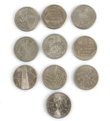 Polen 10 Gedenkmünzen 1968/80