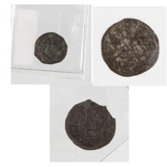 3 x 1 Pfennig Sachsen 1750/51 und 1754